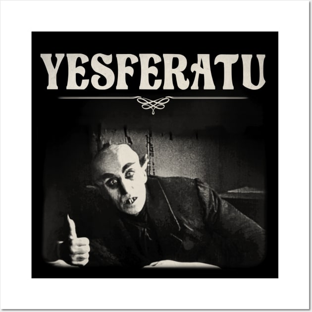 Yesferatu Wall Art by JennyPool